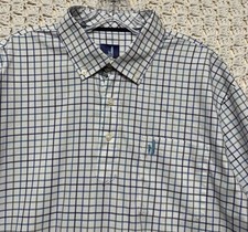 Johnnie-O Prep Formance Shirt Men  s Size L Short Sleeve Button Down Polo