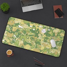 Grass Types Pokemon Gaming Desk Mat Mouse Pad Playmat