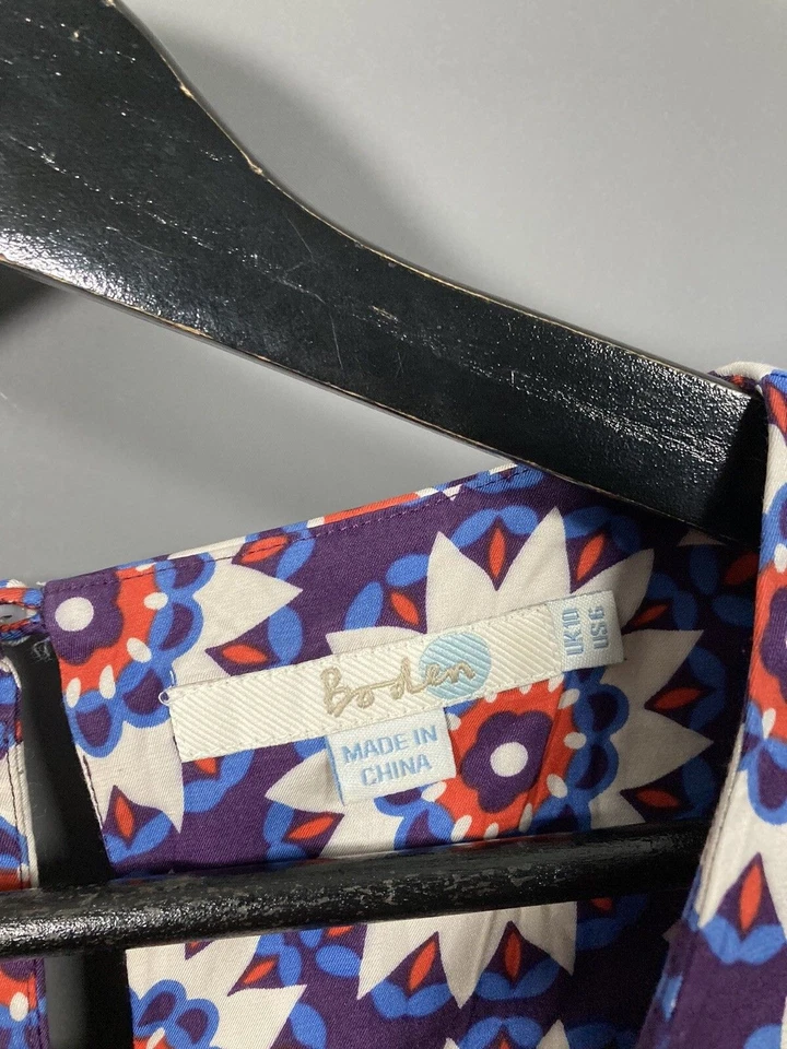 Top MEZCLA SEDA SUELO - Talla UK10 - Floral - Excelente Estado - Para mujer Foto 2 de 4