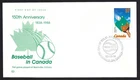 50th Anniv Baseball in Canada 1988 FDC ArtCraft / WP variety SEV #1 XF