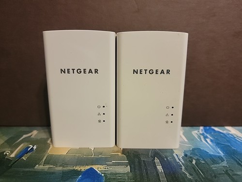 Netgear Powerline 1200 PL1200S Power Over Ethernet Adapter Set 1200 Mbps, Tested