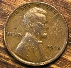 1928 Lincoln Wheat Cent Woody Wood Grain Improper Alloy Mix Error Penny