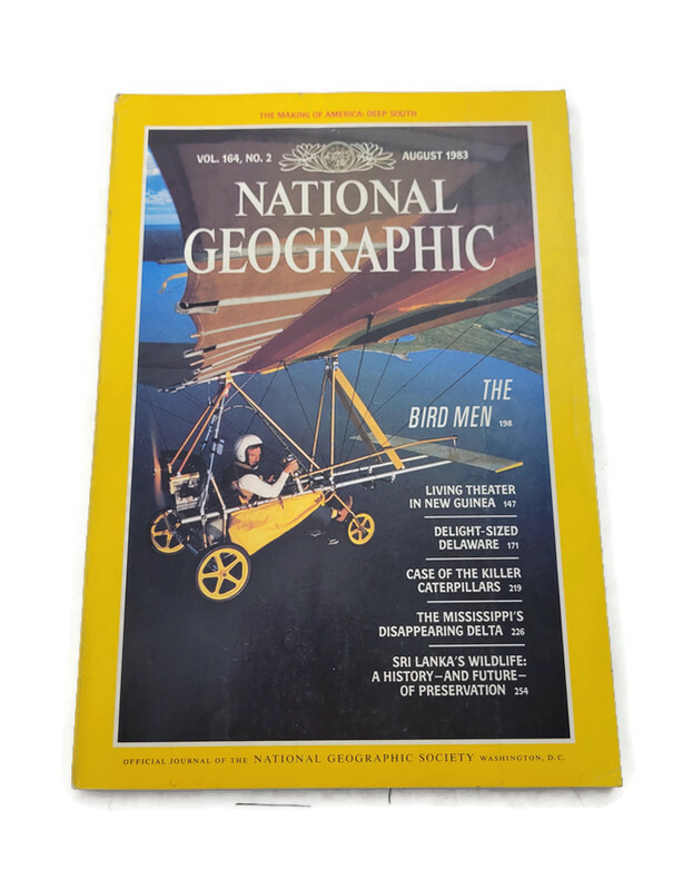 National Geographic Magazine August 1983 No Map, Killer Caterpillars