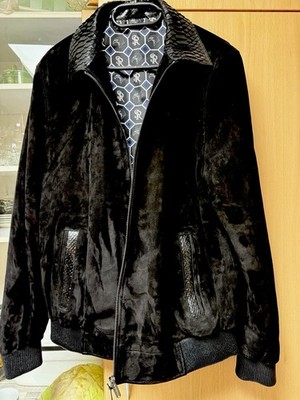Lederjacke herrenlederjacke Herrenjacke Lederjacke Ledermantel Echtesleder schw