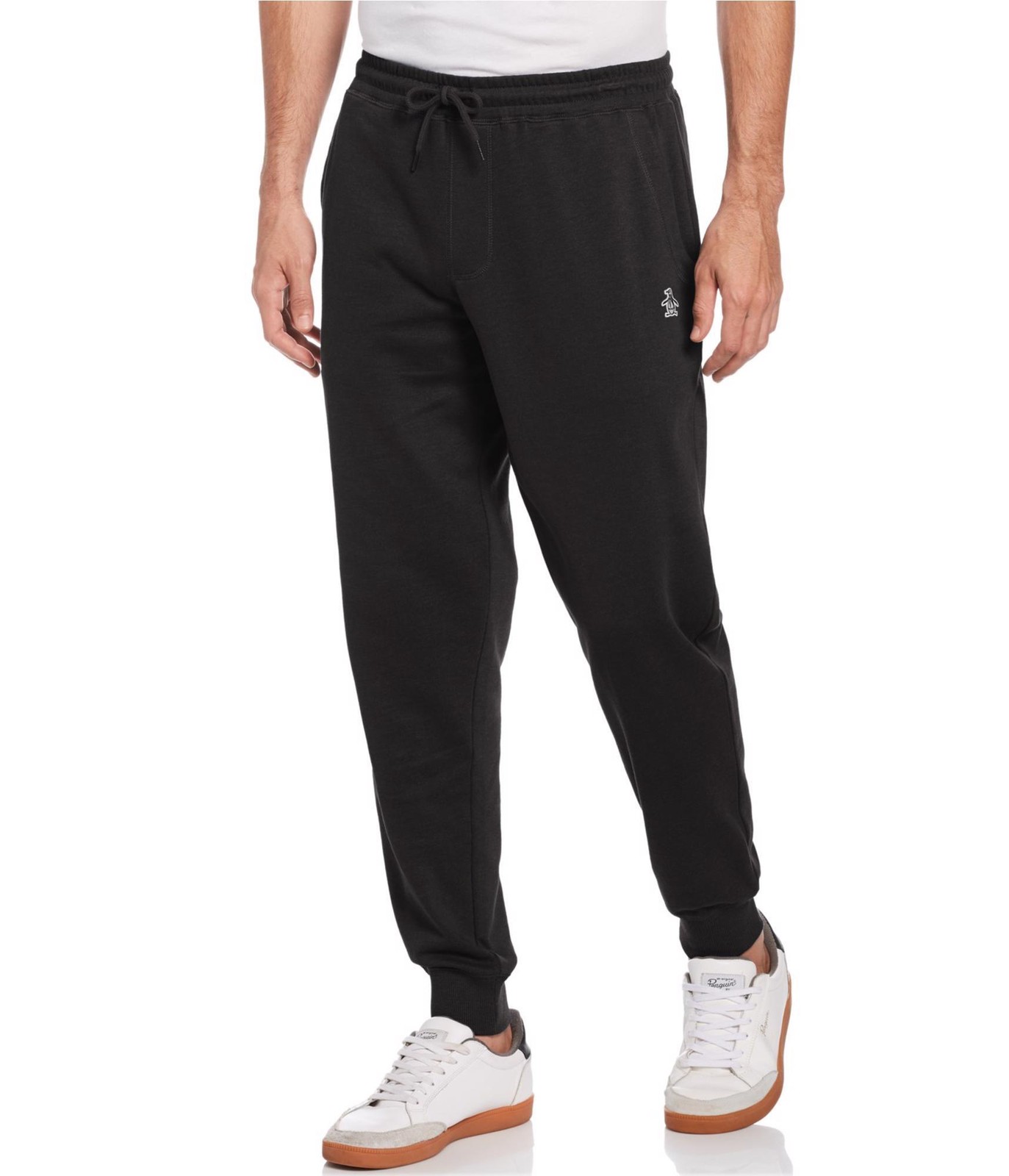 Оригинальные мужские облегающие повседневные брюки для бега трусцой Penguin черные XX-Large 6890₽