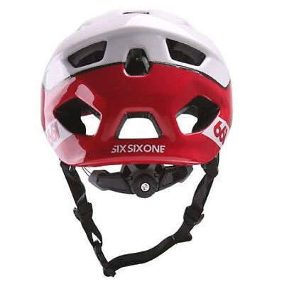 661 Evo AM Patrol MTB Helmet - White-Red - Image 3 of 3