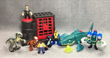 Imaginext Jurassic World Park Mosasaurus Stygimoloch Dinosaur Owen Cage