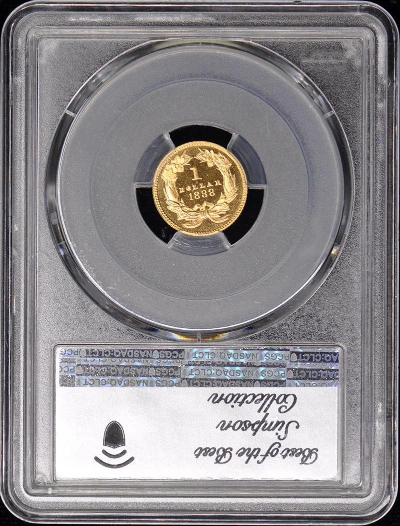 1888 G$1 Gold Dollar PCGS PR66+DCAM (CAC) | eBay