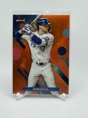 2025 Topps Finest Bobby Witt Jr Orange /25 ROYALS