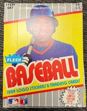 1989 Fleer Baseball Cards Wax Box (36 Packs) ~ Ken Griffey Jr Rookie ~ Ripken FF