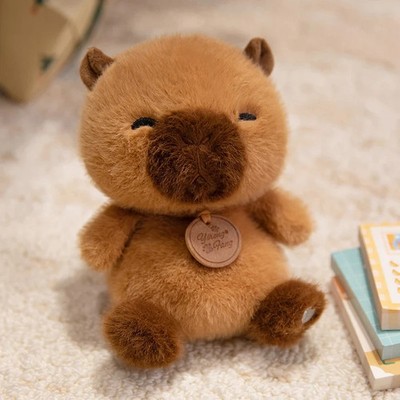 Cute Sitting Plush Toys Soft Plush Dolls Stuffed Capybara Plushie Baby Toys Gift