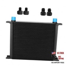30 Row 10AN AN10 Aluminum Engine Transmission Oil Cooler 30 Row with Adapters