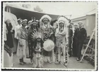 XX3512 / Cruiser Karlsruhe in Seattle USA Indian Photo 1930 18 x 12.5 cm