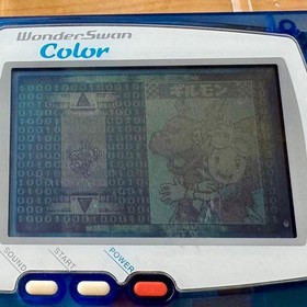 WonderSwan Color Crystal Blue Console Digimon Battle Spirit Bundle Japan