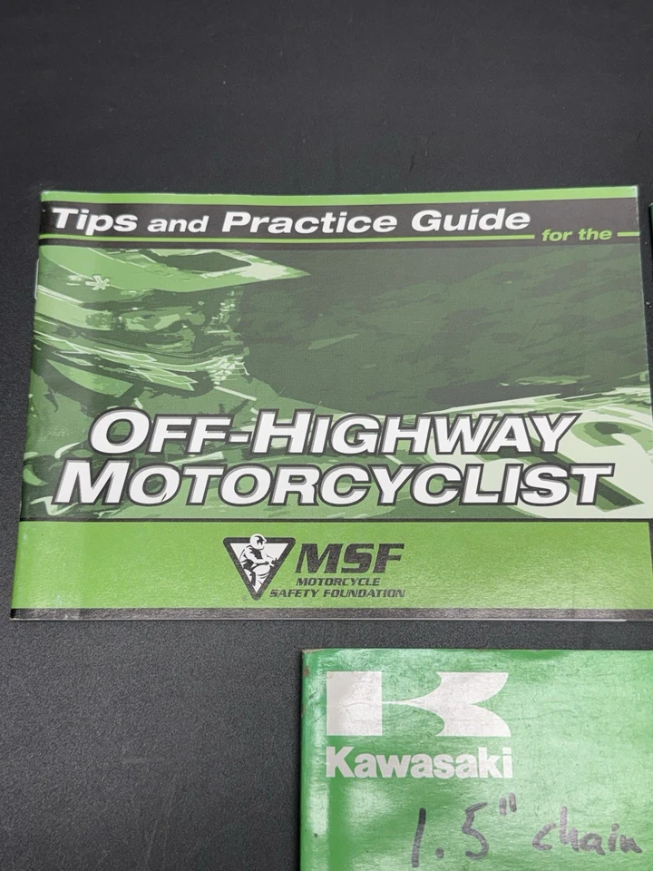 NOS Kawasaki KLX140L KLX 140L Genuine Owners Manual Factory OEM 99987-1546 Foto 3 de 4