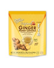 Prince of Peace Instant Ginger Honey Crystals, 18.9 oz 30 Sachets , Original