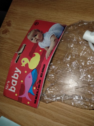 RARO GIOCATTOLO VINTAGE PAUL MULLER GERMANIA OCCIDENTALE BABY SONAGLIO NOS MAI APERTO IN CONFEZIONE Rosso - Foto 4 di 5