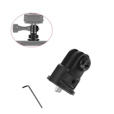 Tripod Mount Adapter Converter 360 Swivel Disc Reinforced 1/4" Screw For GoPro a