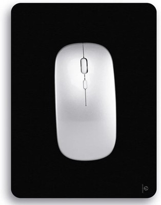 Audimi Small Mouse Pad 6 x 8 Inch, Mini Thick for Laptop Black