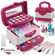 Girls Washable Makeup Studio With Mirror NEW In Box Non Toxic Easy Clean