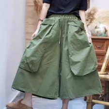 Women's retro wide-leg pants fashionable high-waisted pants Japanese