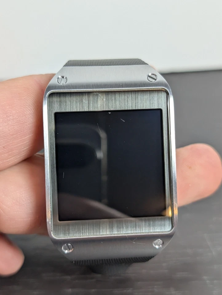 Samsung SM-V700 Galaxy Gear Smart Watch Black Stainless Steel w/ Box - No Power - Image 2 of 4