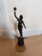 Art Nouveau Spelter Figurine
