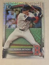 ROMAN ANTHONY 2025 Bowman Chrome Mega Box Mojo Refractor #BCP-167 Boston Red Sox