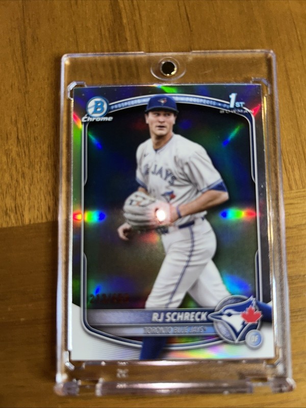 1st Bowman Chrome💙⚾️💙🤍 - Prospects Refractor  RJ Schreck #BCP-181 (RC)