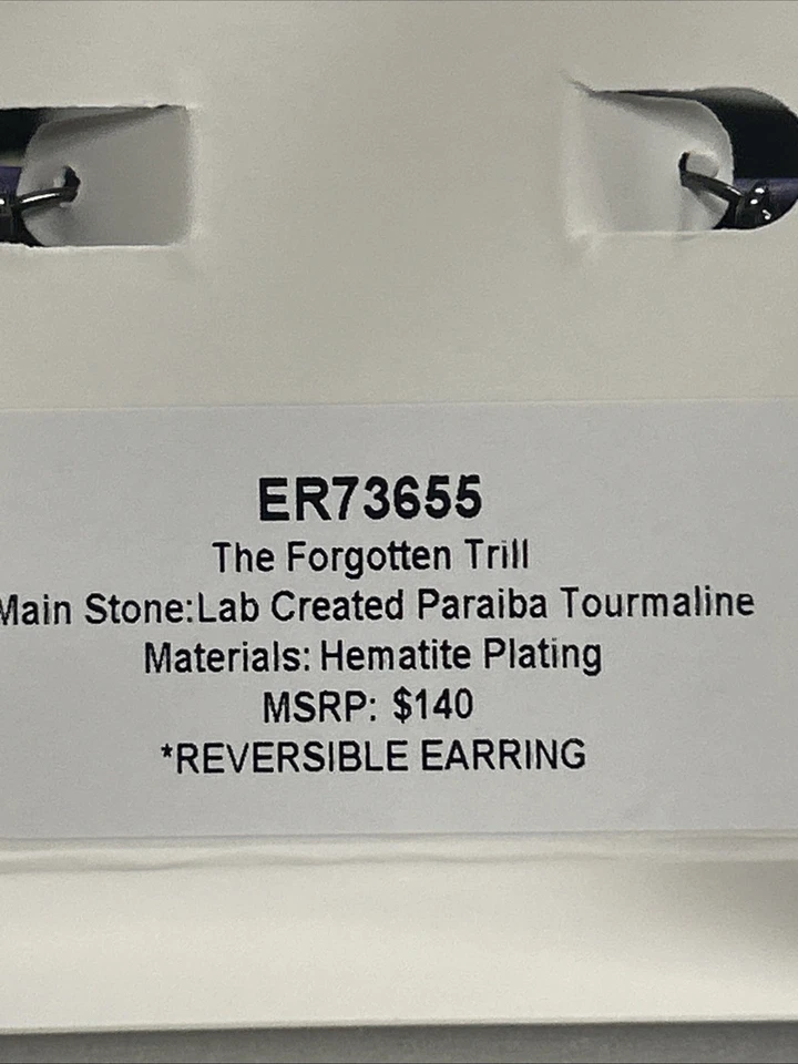 Серьги-сирены Bomb Party The Forgotten Trill параиба гематит ER73655 - Изображение 2 из 2