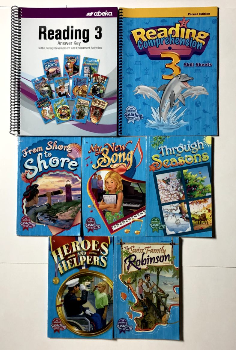 ABeka 3rd grade READING 3 7 pcs Student Reader Set Curriculum Current ...