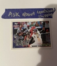 2010 Topps Opening Day Rookie Card #26 Eric Young Jr. Colorado Rockies Signed