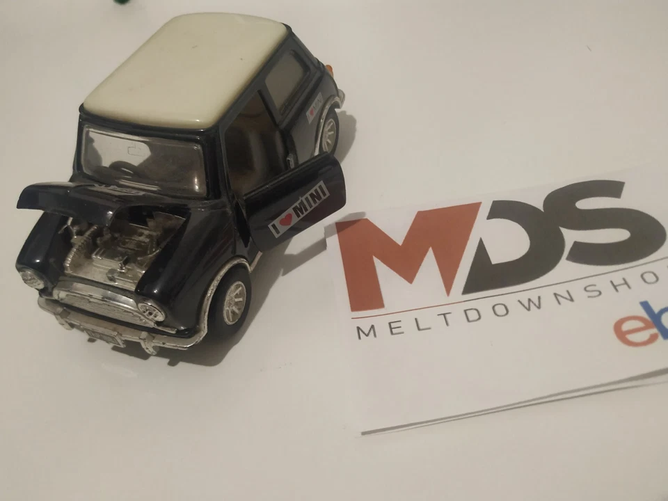 Modellino auto scala 1:43 MINI COOPER diecast modellismo collezione I Love Mini - Immagine 4 di 4