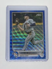2022 Topps Chrome Chas McCormick #43 Blue Wave RC 33/75 Astros