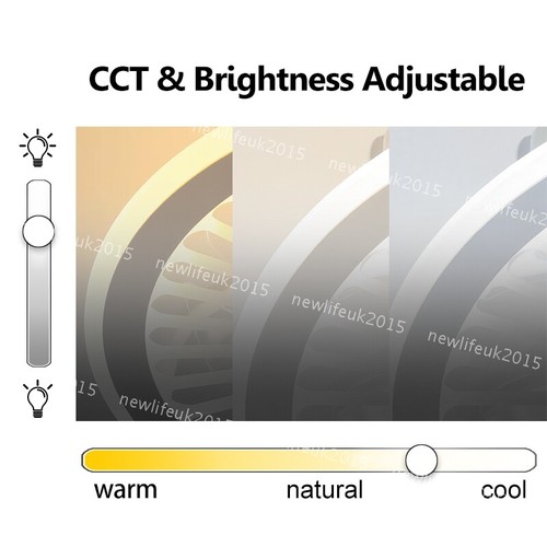 Ceiling Fan w/ LED Light Dimmable Warm/Natural/Cool White 110V 6-Speed Bedroom - Picture 3 of 12