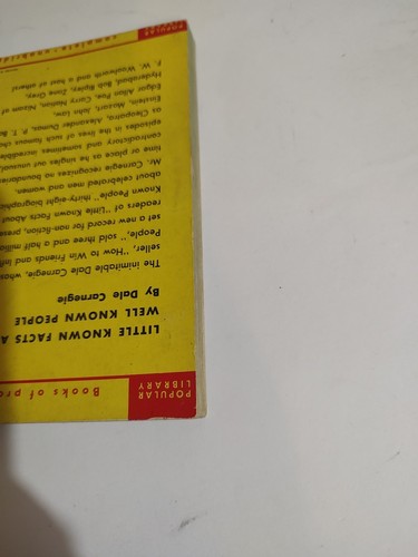 Little Known Facts About Well Known People by Dale Carnegie 1943 Printing - Picture 12 of 13
