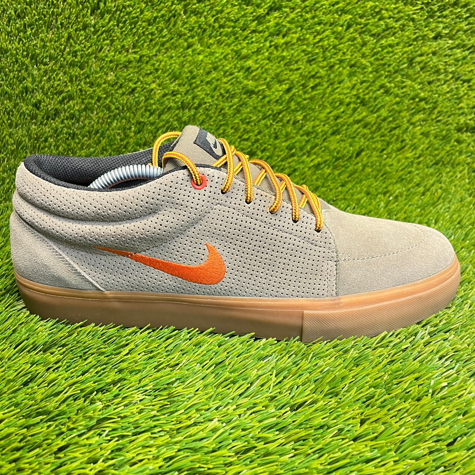 Mens Size 11 Brown Orange Athletic Shoes Sneakers
