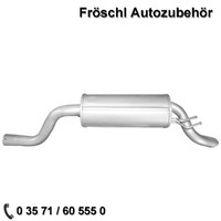 FüR Fiat Idea Punto Lancia Musa Ypsilon Y 1.3 JTD Auspuff Endtopf C*