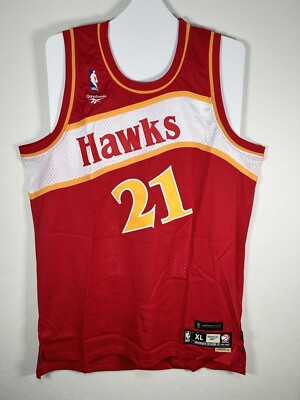 【HYK】リーボック NBA ホークス ウィルキンス スウィングマンJSY BNWT Reebok NBA Soul Swingman Jersey Dominque Wilkins