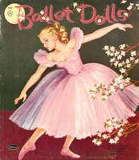 VINTAGE 1957 BALLET DANCERS PAPER DOLLS LASER REPRODUCTION~UNCUT LO PR NO.1 SELL