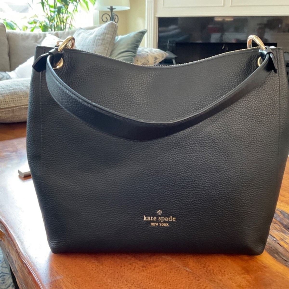 kate spade new york Kat Large Shoulder Bag - Beige for sale