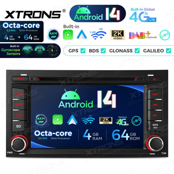 XTRONS 8-Core Android 14.0 Autoradio GPS Navi DVD LTE 4G  Seat Leon 2013-2018--- - Bild 4 von 4