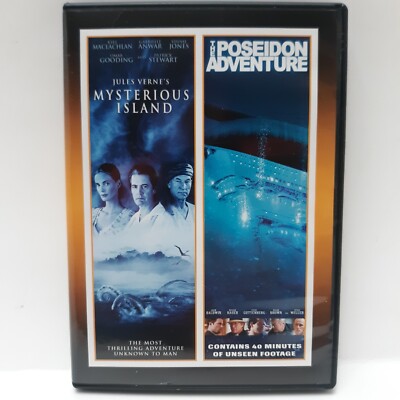 Mysterious Island & The Poseidon Adventure DVD Double Feature Like New Condition