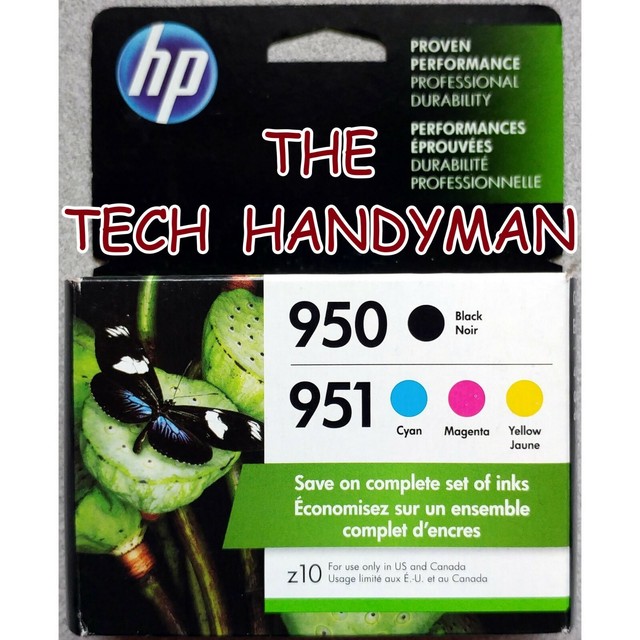 4PACK HP GENUINE 950 BLACK & 951 COLOR INK (RETAIL BOX) OFFICEJET PRO