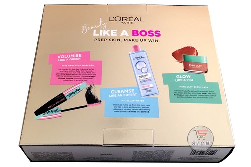 L'OREAL PARIS BEAUTY LIKE A BOSS MICELLAR, MÁSCARA FACIAL Y MÁSCARA DE PESTAÑAS JUEGO DE REGALO PARA ELLA - Imagen 3 de 3