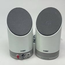 Coby Personal Amplified Stereo Speaker System Model CS P44