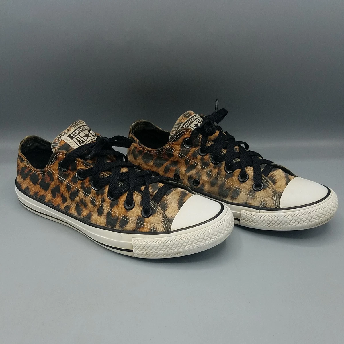 Womens cheetah cheap converse