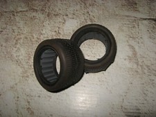 RC Panther 1/10 Bobcat 2WD 4WD Rear Buggy Tires Rubber Black (2) New Treaded