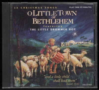ACCEPTABLE O Little Town of Bethlehem feat. The Little Drummer Boy CD Christmas