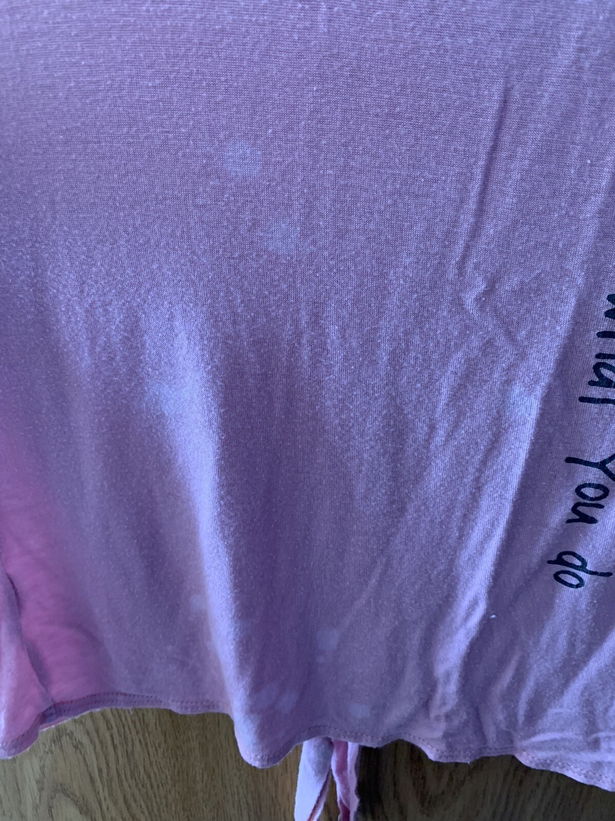 Dirtee Laundry Womens Sleeveless Shirt Size XL Pink “Happy”